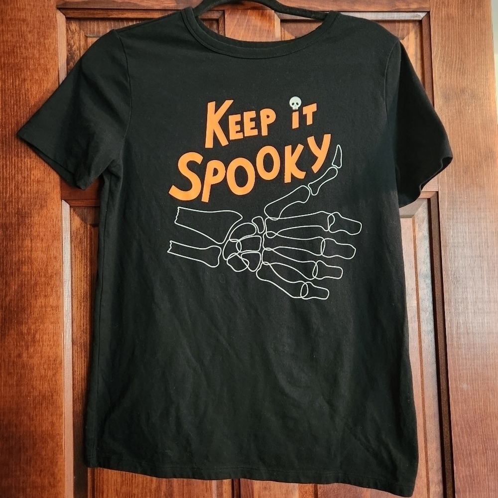 Keep It Spooky - Cat & Jack Halloween Short Sleeve Tshirt - Boys XL (16) - Picture 2 of 6